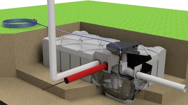 installation model of underground rainwater collection system
