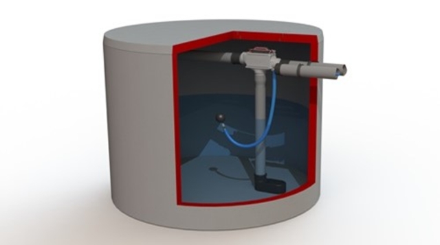 concrete below ground tank for rainwater harvesting systems