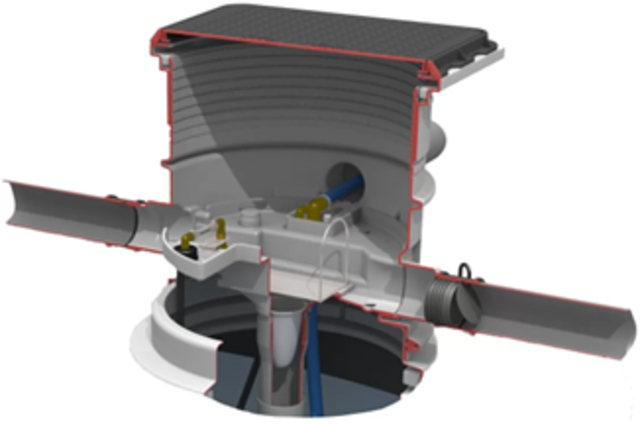 how to filter rainwater; a view from inside a rainwater system