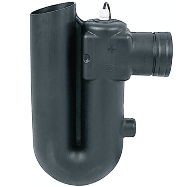 overflow siphon for rainwater filter systems