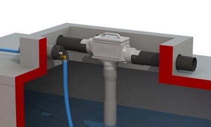 linear rainwater filter system
