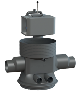 Trident 1.650m² filter for underground installation
