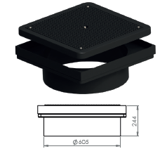 Varitank cover set square PE class B traffic